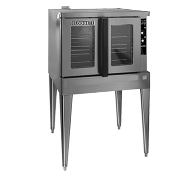 Blodgett ZEPH-100-G-ES BASE Zephaire Natural Gas Single-Deck Convection Oven - 45,000 BTU