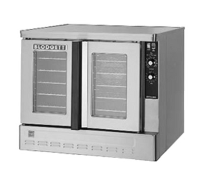 Blodgett ZEPH-200-G BASE Zephaire Liquid Propane Single-Deck Convection Oven - 60,000 BTU