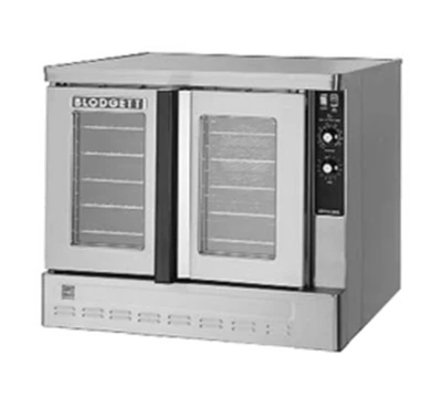 Blodgett ZEPH-100-G BASE Zephaire Liquid Propane Single-Deck Convection Oven - 50,000 BTU