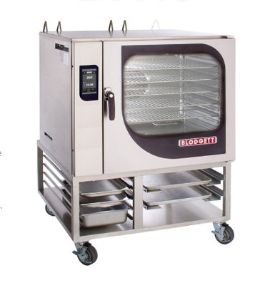 Blodgett BX-14G ADDL-LP 14 Hotel Pan Full Size Stainless Steel Liquid Propane Boilerless Combi Oven Steamer - 65,000 BTU