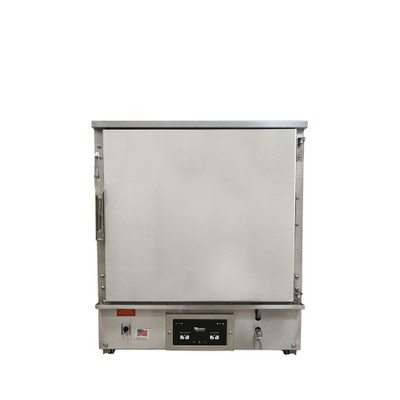 Winston HOV3-06UV CVap 6-Pan Capacity Stainless Steel Half-Size Mobile Undercounter Holding Cabinet - 120 Volts