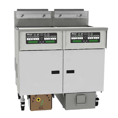 Pitco SSHLV184R-C/FD-LP 19.63" W Stainless Steel Liquid Propane Solstice Supreme Reduced Oil Volume Fryer - 100,000 BTU