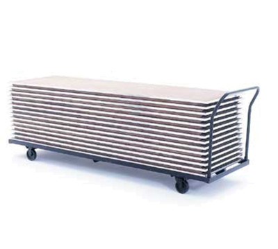 Maywood M366FTTRUCK 1200 Lb. 72" W x 36" D x 39" H Welded Angle Iron Frame with Removable U-Handles Flat Storage Table Truck