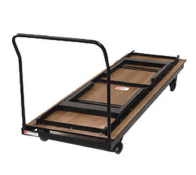 Maywood M8FTTRUCK 1200 Lb. 93.5" W x 30" D x 39" H Welded Angle Iron Frame with Removable U-Handles Flat Storage Table Truck
