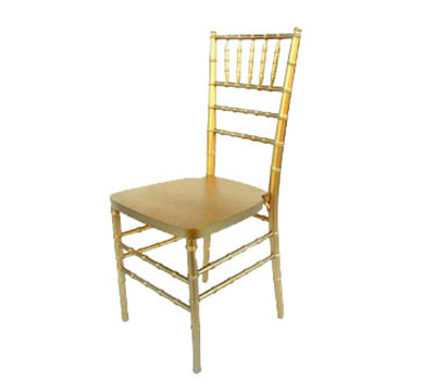 Maywood MMAXCHSIL Stackable UV Coated Metal Frame On Inside Silver Max Chiavari Chair
