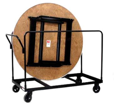 Maywood M60RTTRUCK 1200 Lb. 60" W x 30" D x 48" H Welded Angle Iron Frame with Removable U-Handles Round Edge Table Truck