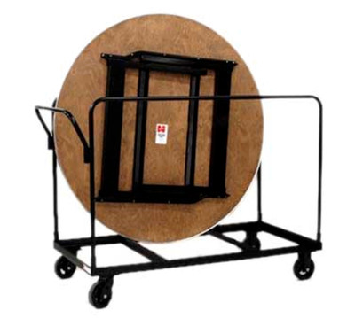 Maywood M72RTTRUCK 1200 Lb. 72" W x 30" D x 48" H Welded Angle Iron Frame with Removable U-Handles Round Edge Table Truck
