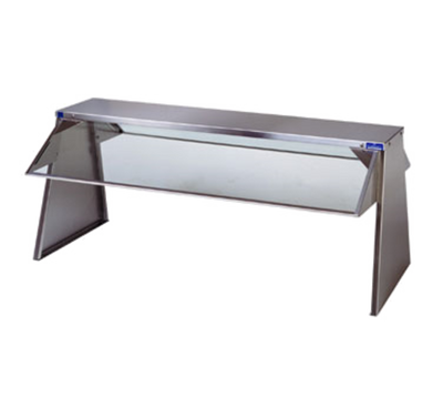Duke 636 30.38" W Stainless Steel Single-Sided Self-Service Buffet Shelf and Breath Guards on Both Sides