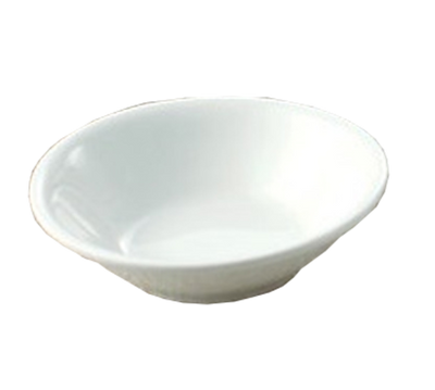 Yanco PS-32 3.5 Oz. White Porcelain Round Piscataway Fruit Bowl - Case/36
