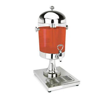 Eastern Tabletop 7502 2 Gallon Park Avenue Collection Beverage Dispenser Stainless Steel Round