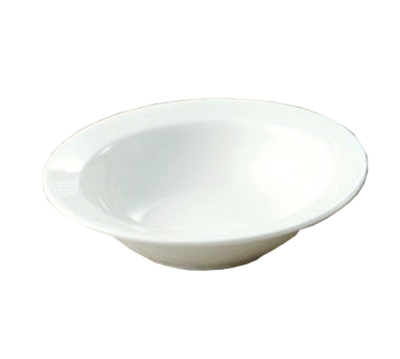 Yanco PS-10 13 Oz. White Porcelain Round Piscataway Grapefruit Bowl - Case/36