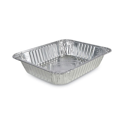 Essendant BWKSTEAMHFDP 2.56" Deep Boardwalk Half Size Aluminum Steam Table Pans - 100 per Carton