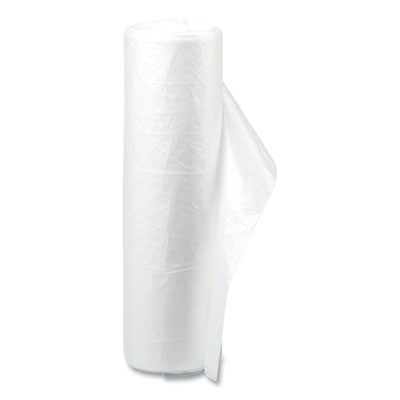 Essendant IBSVALH3860N14 38" x 58" Clear Interleaved Roll Inteplast Group High-Density Commercial Can Liner Value Pack - 8 Rolls of 25 Each