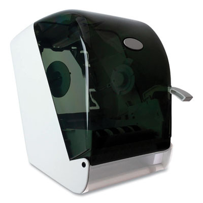Essendant GEN1605 12" W Transparent Lever Action Roll Towel Dispenser