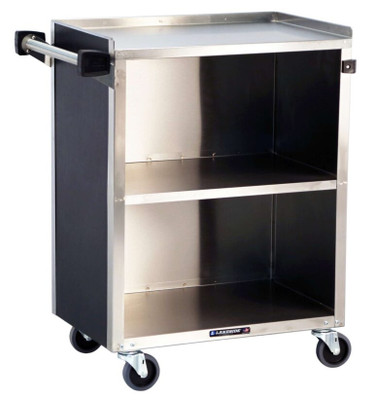 Lakeside 610 300 Lbs. Stainless Steel 3 Shelves Bussing Cart