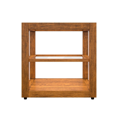 Koolmore KM-BDW-15L 1 Cu. Ft. Light Wood Finish 2 Tempered Glass Shelves Full Service Bakery Display Case