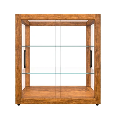 Koolmore KM-BDW-20L 2.5 Cu. Ft. Light Wood Finish 3 Tempered Glass Shelves Full Service Bakery Display Case