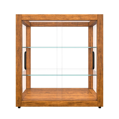 Koolmore KM-BDW-20L 2.5 Cu. Ft. Light Wood Finish 3 Tempered Glass Shelves Full Service Bakery Display Case