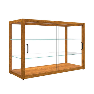 Koolmore KM-BDW-42L 42" W Light-Wood Finish with 3-Tier Tempered-Glass Shelves Bakery Display Case