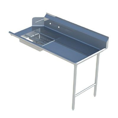 Sapphire Manufacturing SMSDT-60R 60" W Stainless Steel 16 Gauge Straight Soiled Dishtable