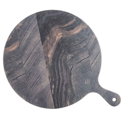TableCraft Products 10016 16 1/2" Barnwood Pattern Melamine With Handle Serving Paddle