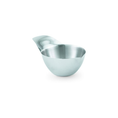 Vollrath 46654 1 1/4" Bowl Height x 2 7/16" Bowl Dia. x 13/16" Handle Length 2 Oz. 18/8 Stainless Steel One-Piece Construction Ramekin