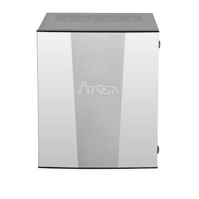 Atosa YRS0600A-261 600 Lbs. Production Capacity Stainless Steel Air Cooled Half Dice Cubes Ice Machine - 208-230 Volts