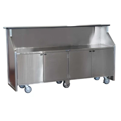 Lakeside 173672 96" W Stainless Steel Electric Portable Back Bar