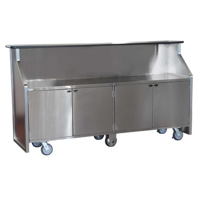 Lakeside 173672 96" W Stainless Steel Electric Portable Back Bar