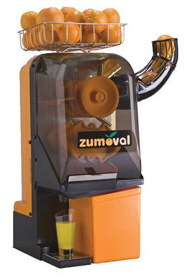 Omcan USA 39518 15 Oranges per Minute Plastic Housing Countertop MiniMax Zumoval Citrus Juicer - 115 Volts 1-Ph