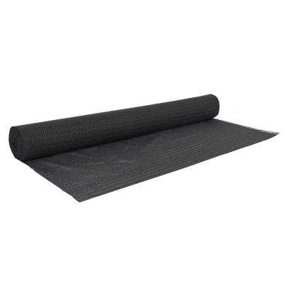 Omcan USA 10535 48" x 60 Ft. Black Non Skid Display Case Liner