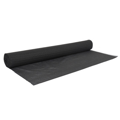Omcan USA 10535 48" x 60 Ft. Black Non Skid Display Case Liner