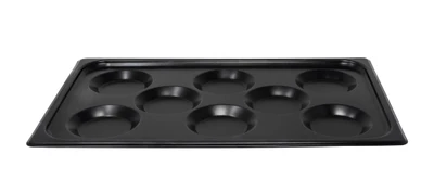 Omcan USA 44546 Stainless Steel Non-Stick 8 Molds Multi-Baker Pan