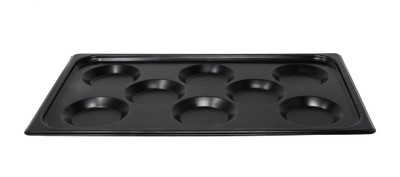 Omcan USA 44546 Stainless Steel Non-Stick 8 Molds Multi-Baker Pan