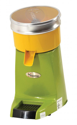 Omcan USA 39688 Stainless Steel and Aluminum Countertop Santos Citrus Juicer - 120 Volts 1-Ph
