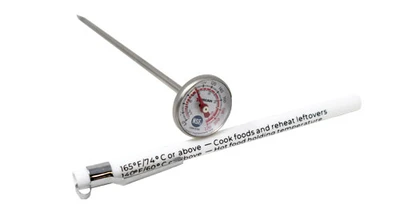 Omcan USA 47200 1" W 0 to 220 Degrees Fahrenheit Dial Pocket Thermometer