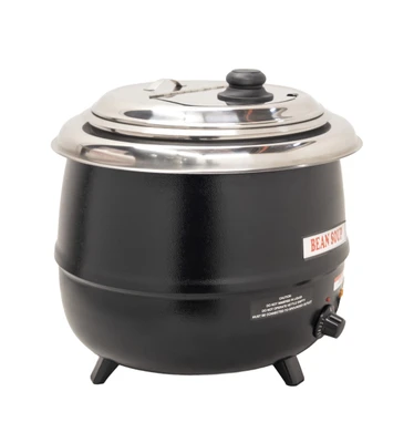 Omcan USA 19075 13 L Black Soup Kettle - 110 Volts 600 Watts