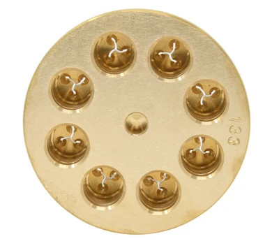 Omcan USA 24213 #133 Brass Fusilli Pasta Die