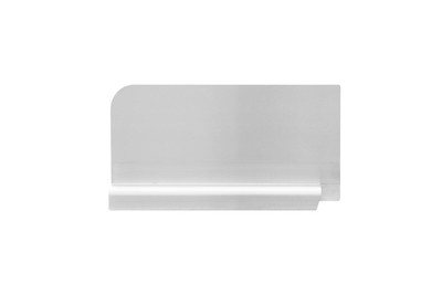 Omcan USA 47731 Stainless Steel Left Side Splash Guard for 18" x 21" Pot Sinks