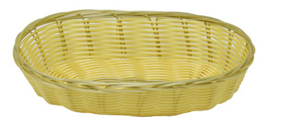 Omcan USA 47196 9″ D x 2.75″ W Round Natural Woven Basket