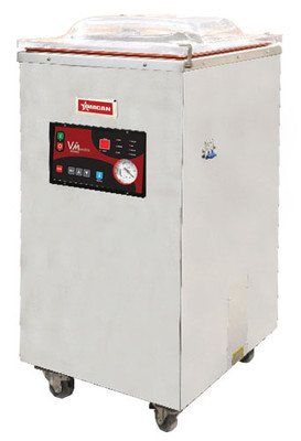 Omcan USA 24082 15" Seal Bar Single Chamber Floor Model Vacuum Packaging Machine