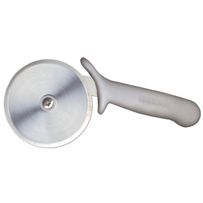 Omcan USA 12815 4" White Handle R Style Pizza Cutter
