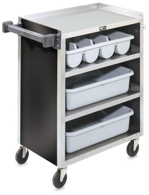 Vollrath 97180 27 1/2" L x 15 1/2" W x 33 5/8" H 300 Lb. Bussing Cart