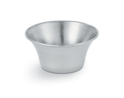 Vollrath 46714 4 Oz. Stainless Steel Flared Sauce Cup