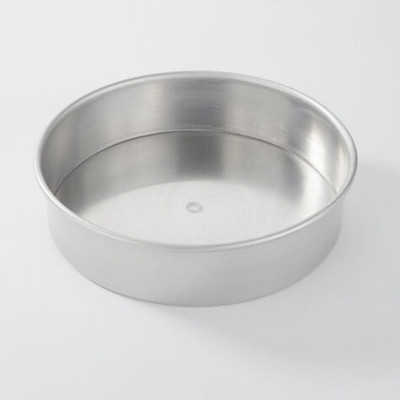 American Metalcraft 3812 12" W x 3" H Aluminum Round Cake Pan