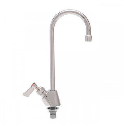 Fisher 58130 6" Stainless Steel Swivel/Rigid Gooseneck Spout Faucet With Single Inlet