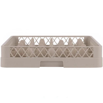 Vollrath TR18 19.75" W x 4" H (12) Compartment Hexagon Open Bottom and Sidewall Traex Full Size Rack Max Glass / Stemware Rack