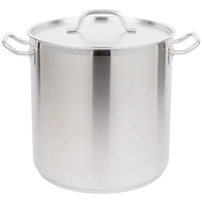 Vollrath 3506 27 Quart Stainless Steel Optio Stock Pot with Cover
