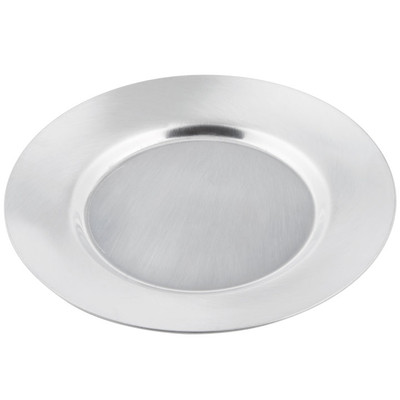 Vollrath 47656 6" Dia. Stainless with Satin Pewter Finish Plate