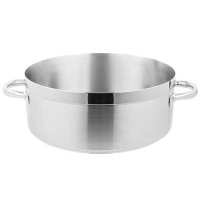 Vollrath 3320 20 Qt. Stainless Steel Centurion Casserole / Brazier Pan